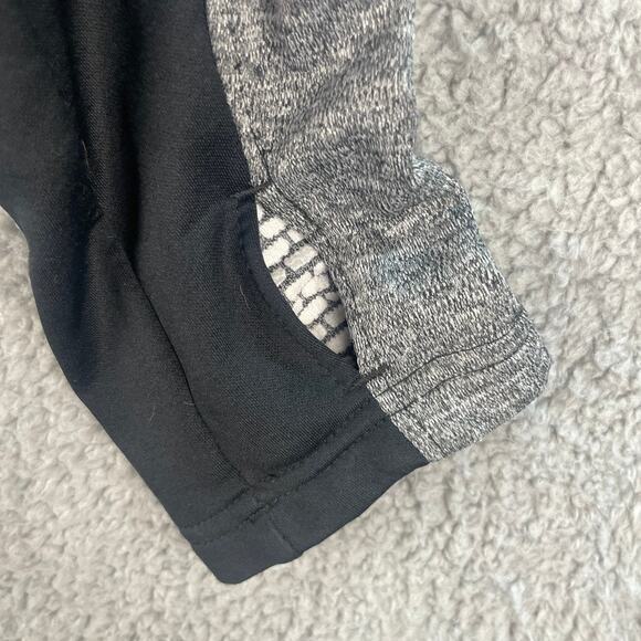 Columbia Women's Medium Gray Black Long Sleeve Outdoor Athletic Running Hoodie - Picture 9 of 12